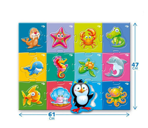 Far Far Land Maxi Puzzle mořská zvířátka 24 dílků