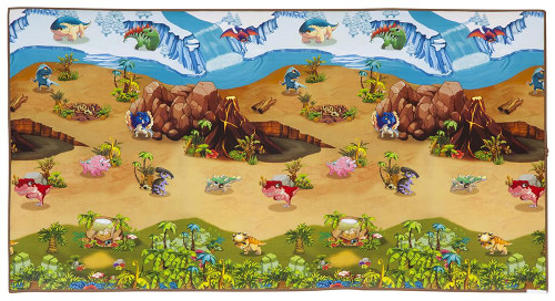 Scarlett dětský kobereček PVC 3D DINO - 120 x 200 cm