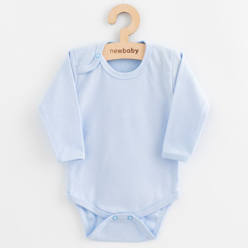 Kojenecké celorozepínací body Classic II modré New Baby
