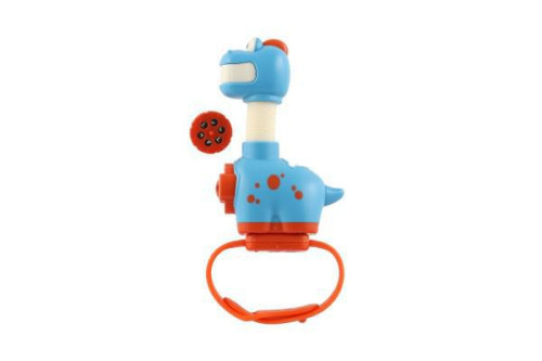 Projektor dinosaurus na ruku plast 11 cm na baterie
