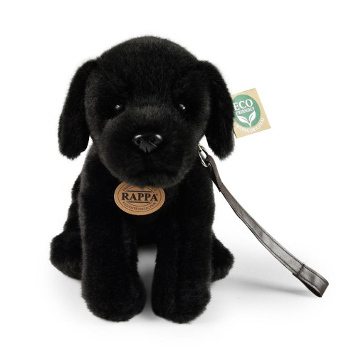 Plyšový pes labrador černý 25 cm Rappa