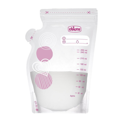 Sáčky na mateřské mléko 250 ml 30 ks Chicco