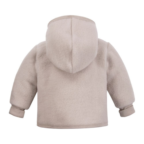 Merino dětská fleecová bunda béžová Eevi