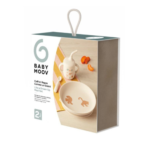 Silikonová jídelní sada Grown-Up Meal Set Little Babymoov