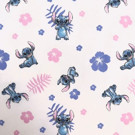 Povlečení Lilo and Stitch pink 140 x 200, 70 x 90 cm Jerry Fabrics