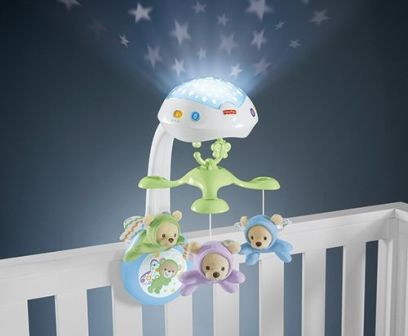 Kolotoč nad postýlku motýlci Fisher Price