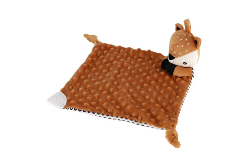 Usínáček babyted kousátko, chrastítko plyš 25x25 cm 0 m+