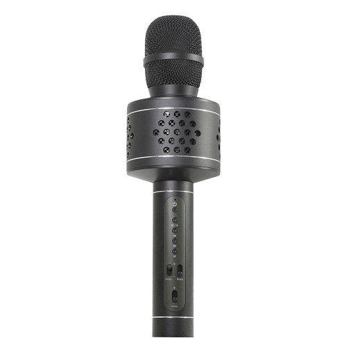 Mikrofon karaoke Bluetooth na baterie s USB kabelem