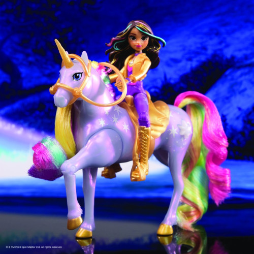 Unicorn academy světelný jednorožec a figurka Sophia & Wildstar 11 cm