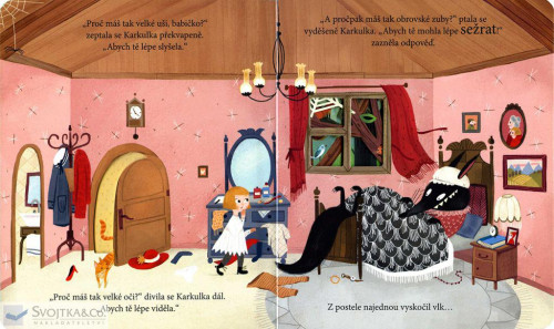 Kniha Nakoukni do pohádky – Červená karkulka