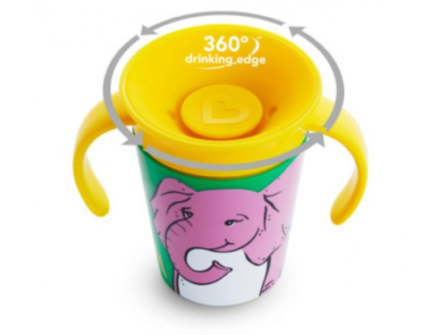 Munchkin - Juniorský hrneček WildLove 360° s oušky 177 ml