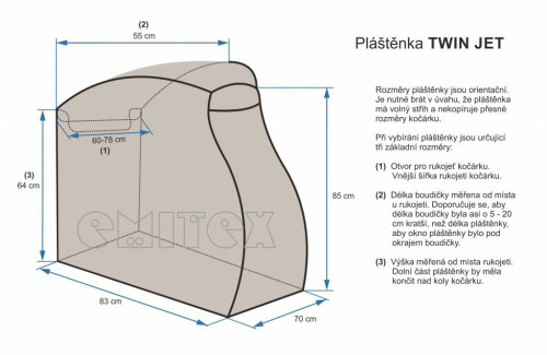 Pláštěnka Twin Jet Duo