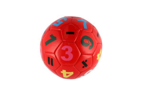 Míč fotbalový malý junior nafouknutý šitý kuže 15 cm