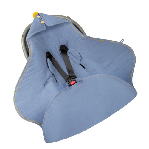 Lehký mušelínový fusak/zavinovačka/deka do autosedačky Sleepee