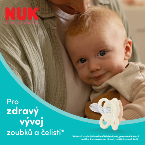 Dudlík Perfect Match Air Medvídek Pú 0-6 m 1 ks v boxu Nuk