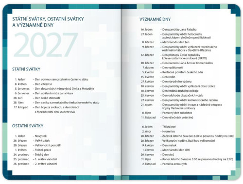 Studentský diář Gamer (září 2026 – prosinec 2027) Notique