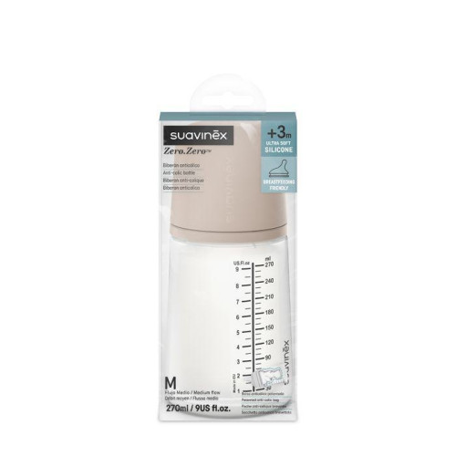 Zero Zero medium anti-koliková láhev 270 ml M Suavinex