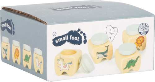 Krabičky na mléčné zoubky sada 4 ks Small foot