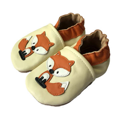 Kožené capáčky Barefoot Vel. M (6-12 měs.) Hopi Hop