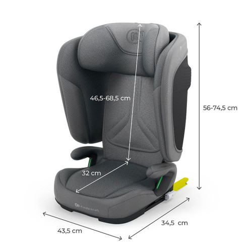 Autosedačka skládací Unity 2 I-Size (100-150 cm) Kinderkraft