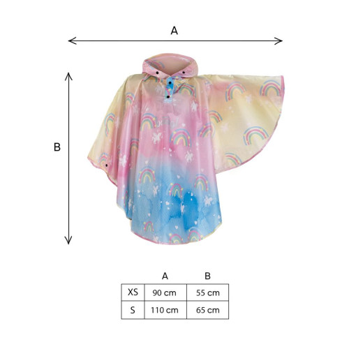 Outdoor pláštěnka pončo Unicorn vel. XS (90 -110 cm) Baagl