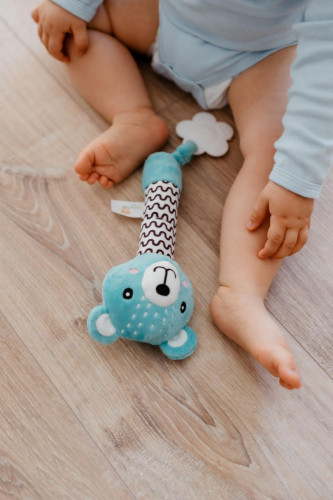Pískátko/kousátko plyš 25 cm 0 m+ Babyted