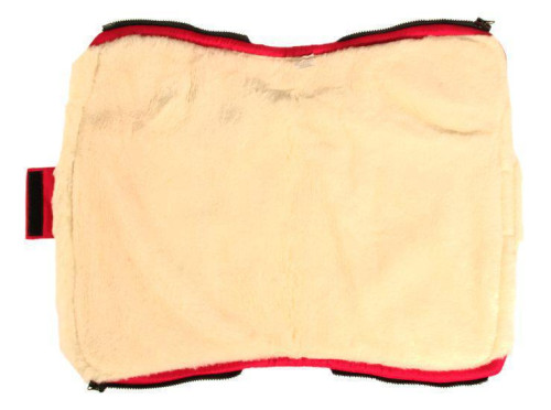 Merino rukávník na kočárek z ovčí/velbloudí vlny na zip 30 x 50 cm