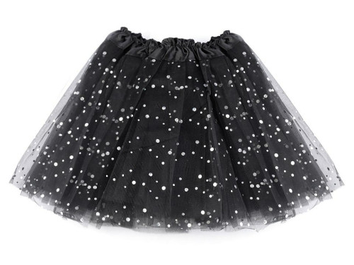 Karnevalová sukýnka s flitry 30 cm