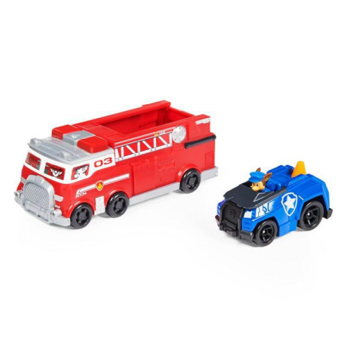 Hasičský vůz die-cast s autíčkem Paw Patrol