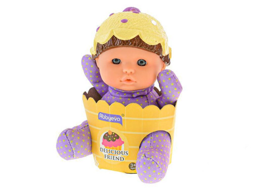 Miminko měkké tělo 15 cm v papírovém košíčku