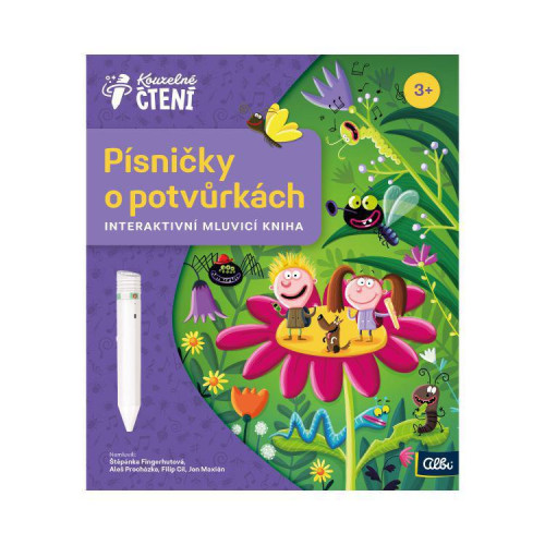 Kouzelné čtení Kniha Písničky o potvůrkách Albi