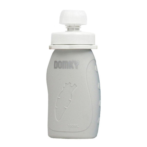 Plnitelná silikonová kapsička Domky 180 ml
