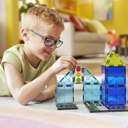 Magnetická stavebnice Police Patrol 20 dílů Magna Tiles