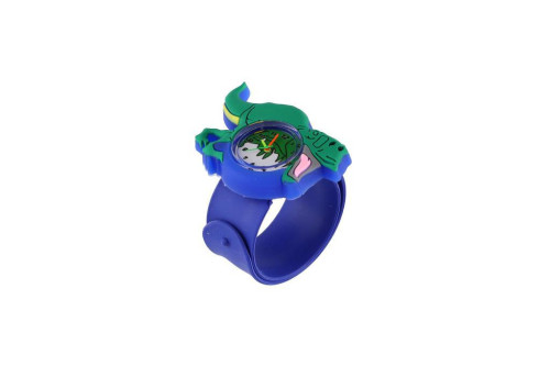 Hodinky dětské samonavíjecí dinosaurus silikon 22 cm