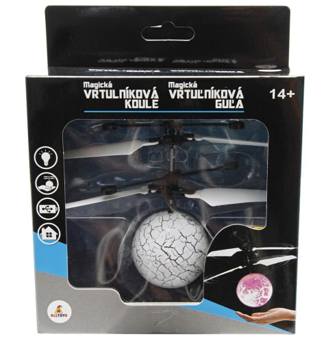 Vrtulníková koule s měnícím LED světlem
