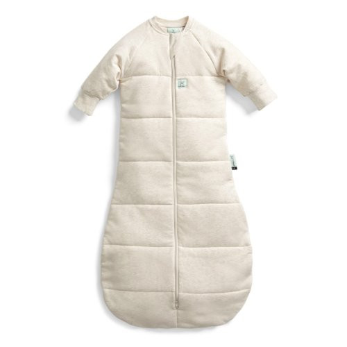 Pytel na spaní s rukávy org. bavlna Jersey Oatmeal Marle 3,5 tog Ergopouch