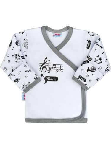 Kojenecká bavlněná košilka New Baby Music