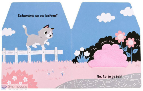 Kde je pan Kačer? Plstěná okénka a zrcátko!