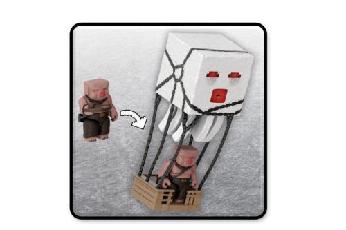 Minecraft movie akční figurka blast attack ghast 25 cm