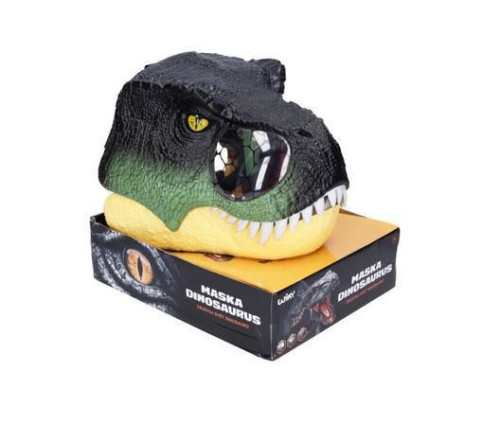Maska na hlavu dinosaurus s efekty 28x22x21,5 cm