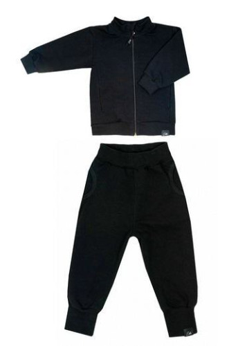 Mikina na zip EasyFit Black - černá Esito