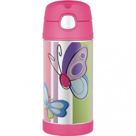 Dětská termoska s brčkem 355 ml