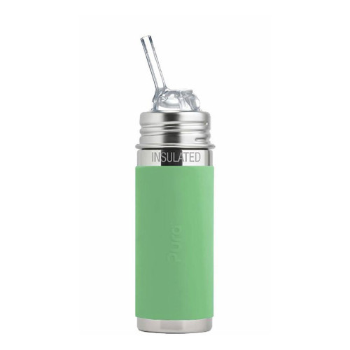 Dětská láhev Termo se slámkou 260 ml Pura
