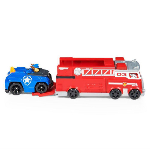 Hasičský vůz die-cast s autíčkem Paw Patrol