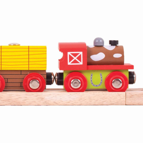 Vláček farma + 3 koleje Bigjigs Rail