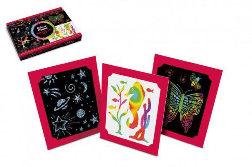Melissa & Doug Deluxe sada škrabacích obrázků 16ks