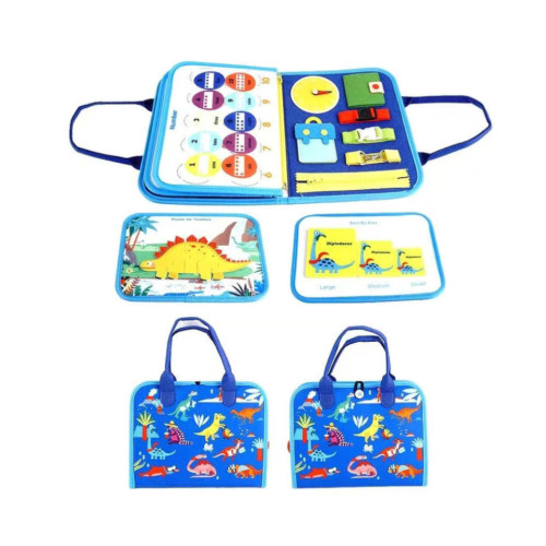Senzorická busy kniha Dinosauři 2 2Kids Toys