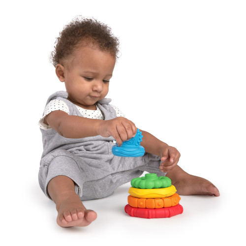 Kousátko stohovací 2v1 Stack & Teethe™ BABY EINSTEIN 0 m+
