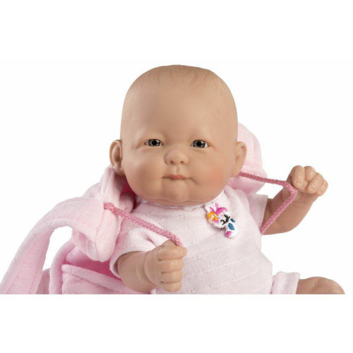 New Born holčička realistická panenka miminko s celovinylovým tělem - 25 cm Guca