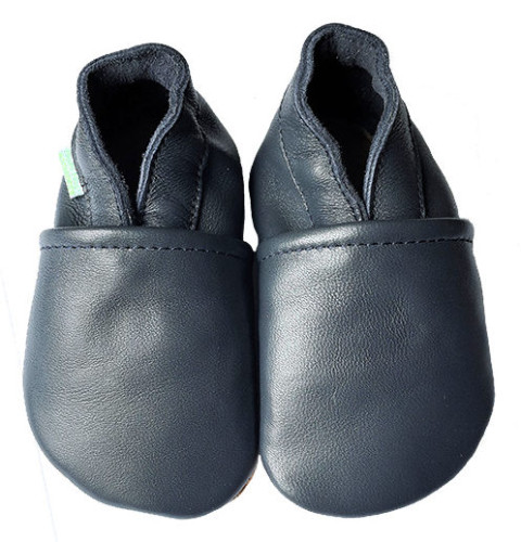 Kožené capáčky Barefoot Vel. M (6-12 měs.) Hopi Hop
